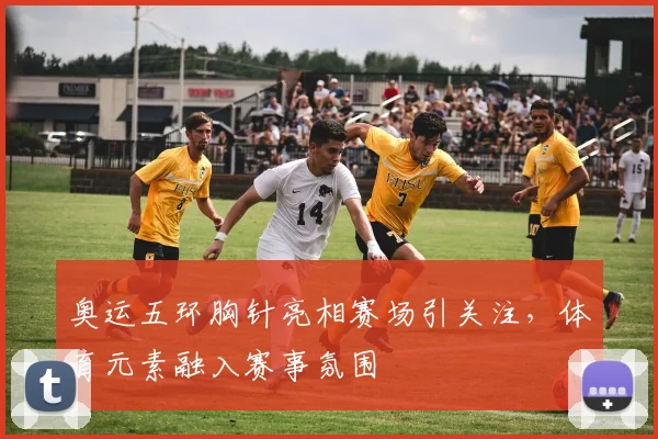 奥运五环胸针亮相赛场引关注，体育元素融入赛事氛围